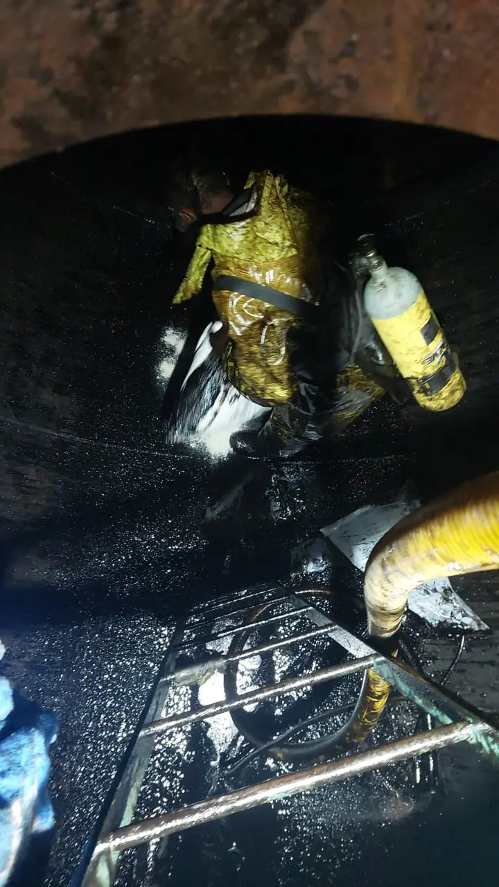 Tank cleaning services